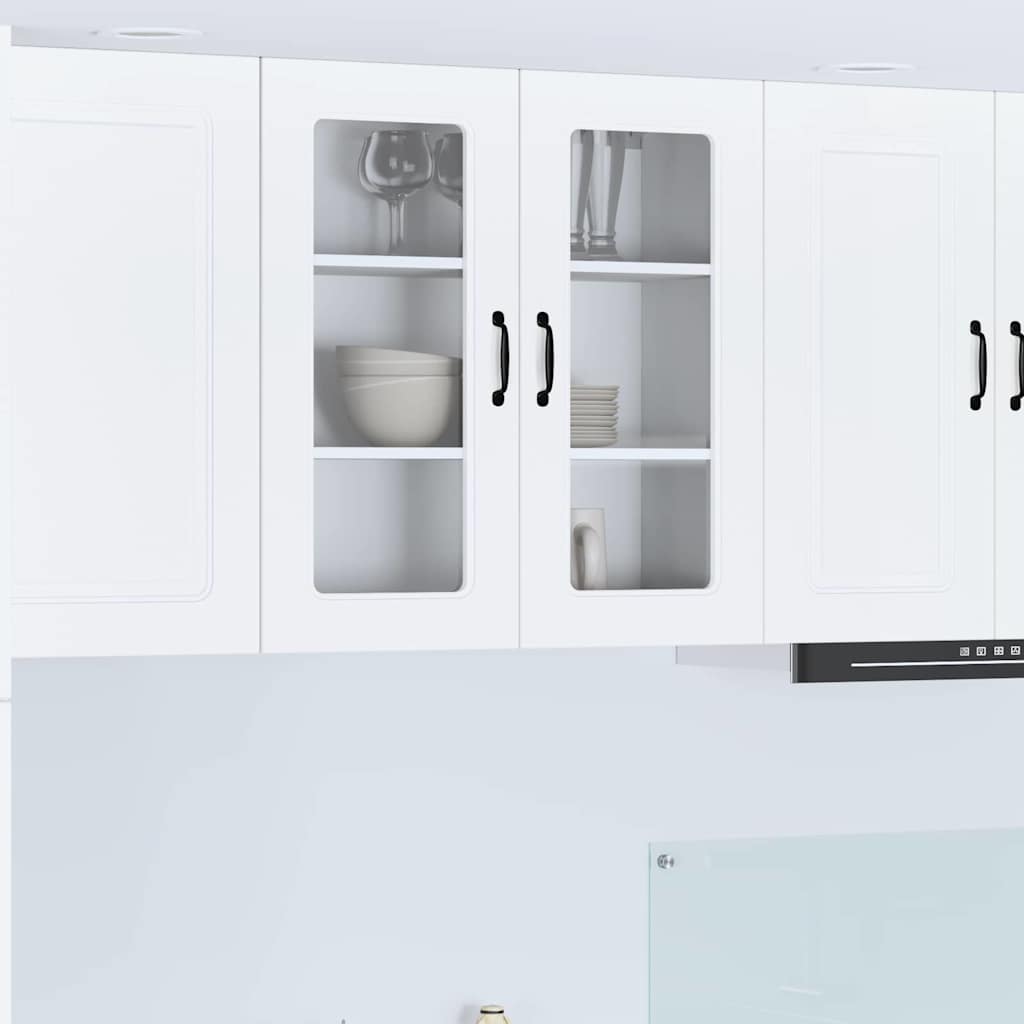Kitchen Wall Cabinet White 80 x 31 x 80 cm Engineered Wood